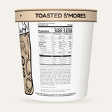 Secret Creamery Toasted S'mores 16 oz pint — super premium ice cream — nutrition facts