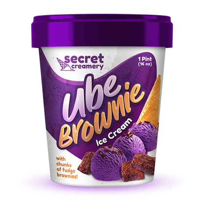 Ube Brownie - Pint